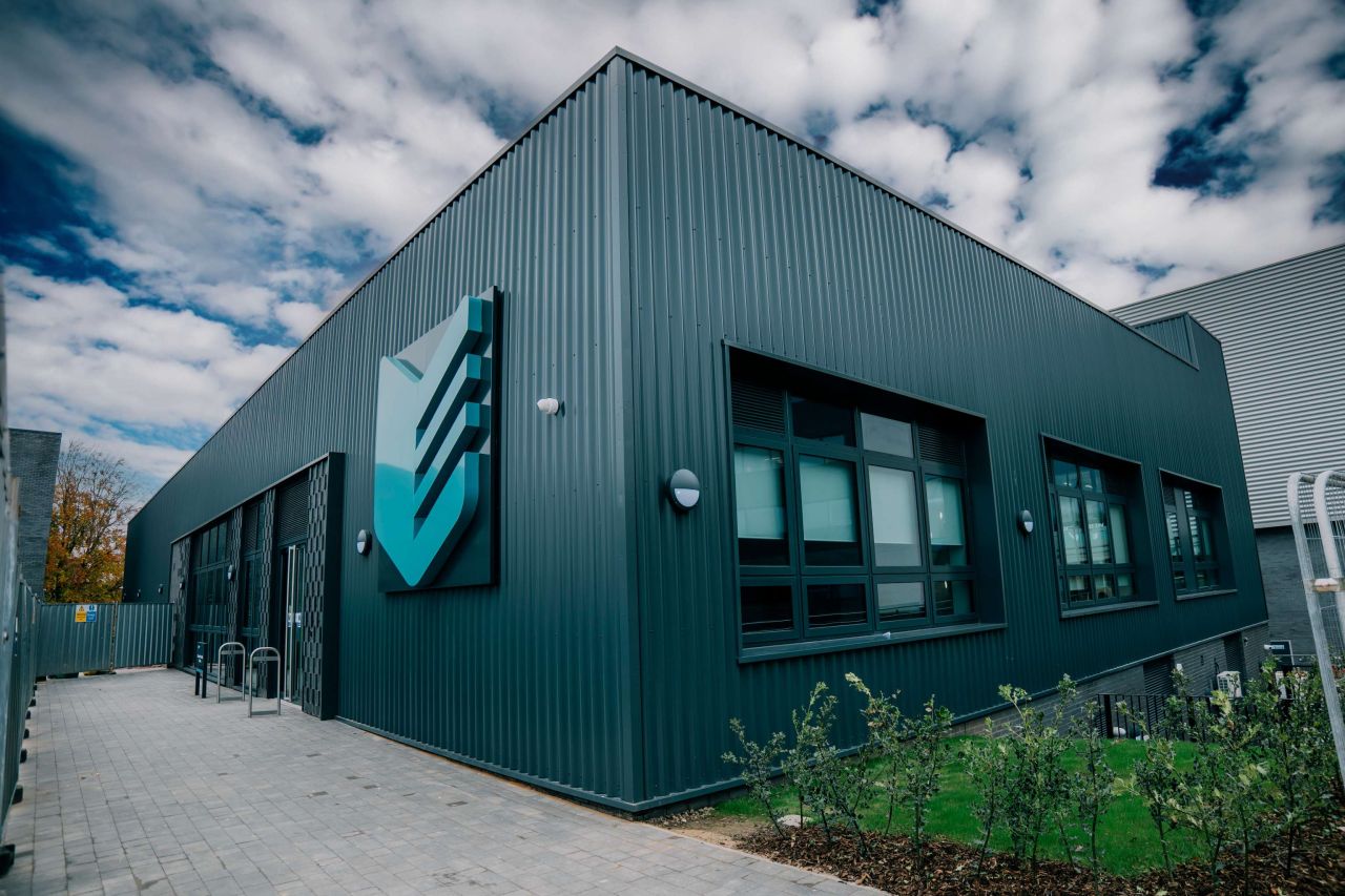 Construction skills centre from the side